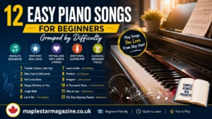 easy piano songs for beginners 2026 simple picks | maplestarmagazine.co.uk
