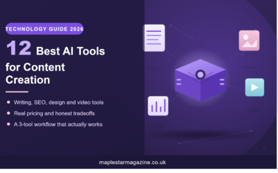 Best AI tools for content creation 2026 comparison guide at maplestarmagazine.co.uk