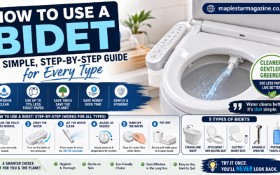 how to use a bidet step by step guide 2026 | maplestarmagazine.co.uk