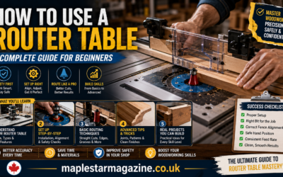 How to use a router table on a home workbench