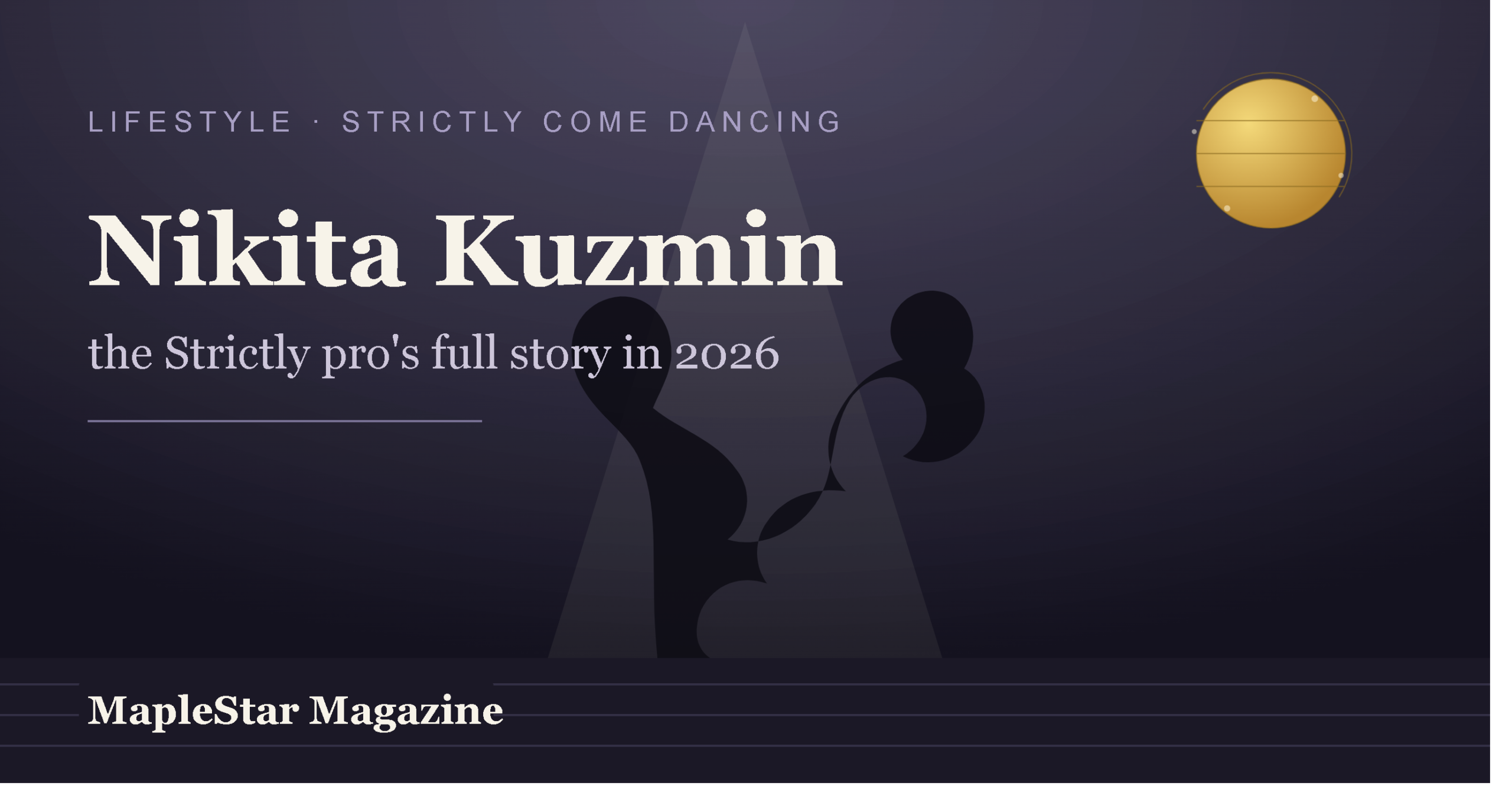 Nikita Kuzmin performing on Strictly Come Dancing