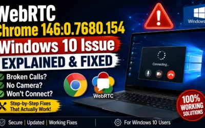 WebRTC Chrome Fix for Windows 10